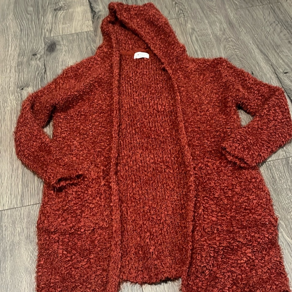 Hooded cardigan